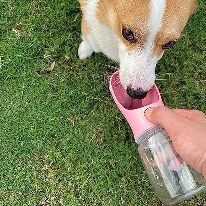 WePet Portable Dog Water Bottle, 25 OZ, Leak Proof Puppy Water Dispenser with Drinking Feeder for Pets Outdoor Walking, Hiking, Travel, Food Grade Plastic - Image 3