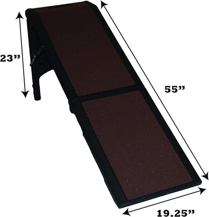 Pet Gear Free Standing Pet Ramp for Cats and Dogs, No Assembly Required, Easy Fold for Storage or Travel, Portable, Available in 6 Models