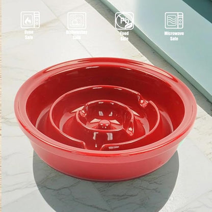 Slow Feeder (Large, Marsala)