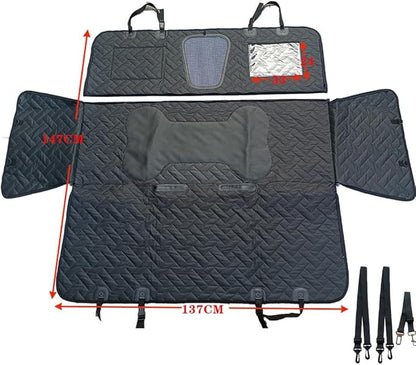 Dog Car Back Seat Cover for Lincoln Corsair 2022 2023 2024 2025 Pet Car Mat Waterproof Scratch-Resistant Pet Hammock Pet Protector Mat Interior Accessories,Black-b