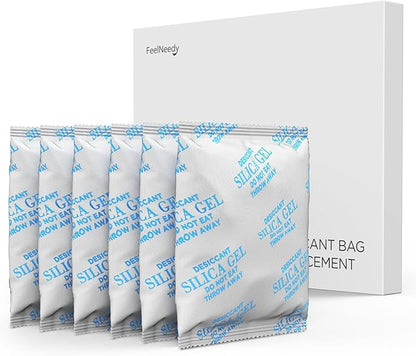 Pet Food Desiccant Bag for FEELNEEDY Pet Feeder，6 Pack Replacement Desiccant Bags for Automatic Cat Dog Pet Food Feeders Keep Pets Foods Dry and Fresh