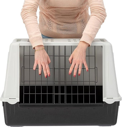 Ferplast Atlas Car Mini Dog Car Carrier, 72 x 41 x 51 cm, Grey