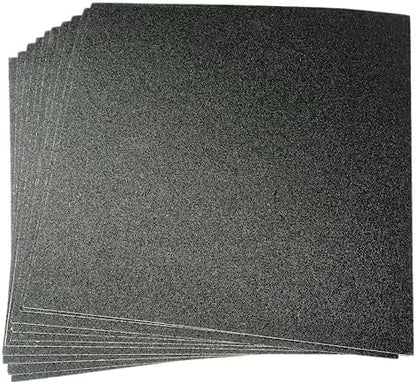 10 - pack 10.5" x 10.5" 27cm x 27cm abrasive sheets sand paper 80 grit replacement removeable adhesive backing dog Scratch Pad Nails Grinder Trimmers Clipper Board Paw claw cat k9 emery file - Image 2
