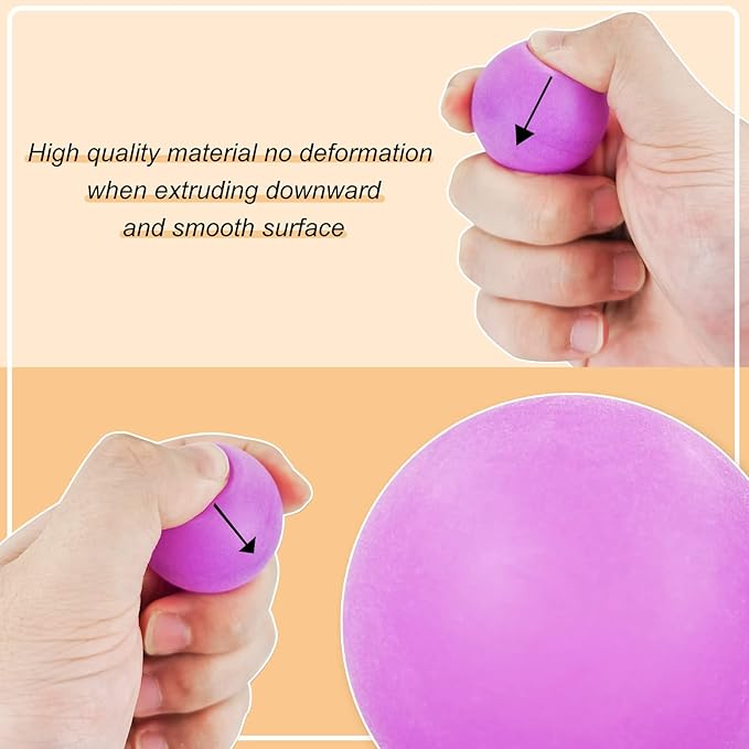 Andiker Cat Track Toy Balls, 6pcs Colorful Cat Toys for Indoor Cats Lightweight and Bounce Durable 1inches Replacement Balls for Cat Tower Toy (6pc)