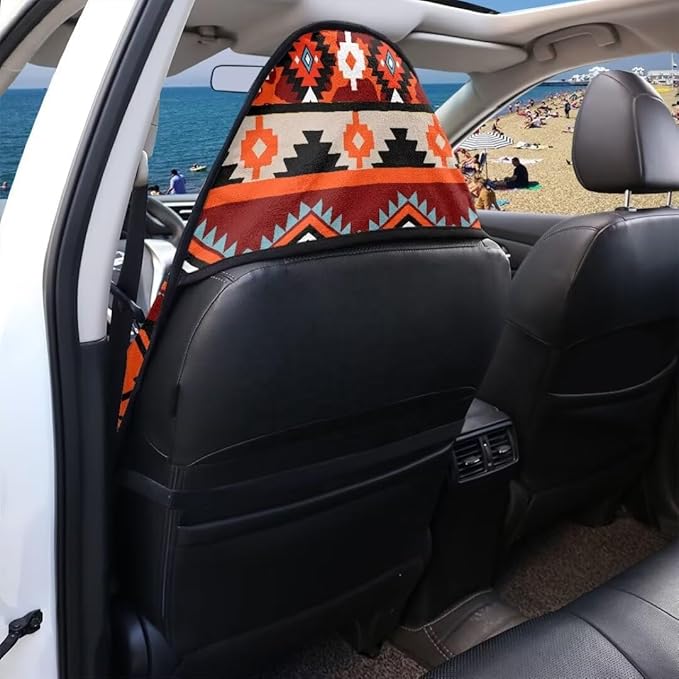 Coldinair Southwest Indian Antique Waterproof Towel Car Seat Covers,Beach Sweat Car Seat Protector Front Seats Only Universal Fit for Trucks
