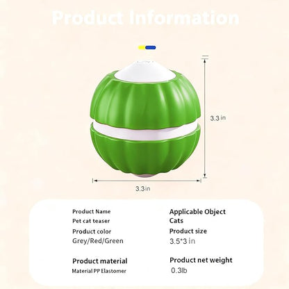 Interactive Cat Toys for Indoor Cats,Automatic Moving Kitten Toys,Cat Toys for Bored Indoor Adult Cats,Smart Rechargeable Cat Enrichment Toys for Cats to Keep Them Busy, Cat Balls Pet Toys