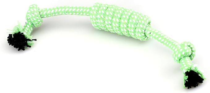 Dog Chew Rope Toys, Set of 9, Cotton Teething Ropes for Small and Medium Dogs, with Ball, Tug-of-War Toys, Fetching Bone and Sandal