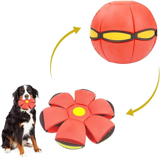 UFO Magic Ball,Portable Glowing Flying Toys Creative Fly Saucer Stomp Magic Balls,Decompression Flying Flat Throw Disc Balls Toy for Childrens Outdoor Sports Kids Gift
