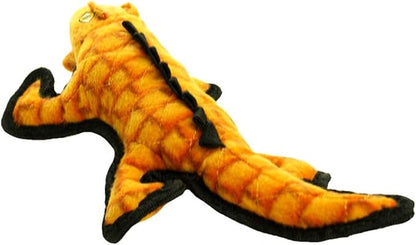 TUFFY - World's Tuffest Soft Dog Toy - Desert - Multiple Layers. Made Durable, Strong & Tough. Interactive Play (Tug, Toss & Fetch). Machine Washable & Floats (Gila Monster, Large 2 Pack)