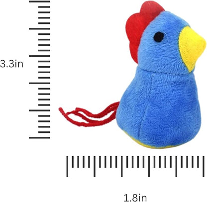 Catnip Cat Toy, 6 Pack Chicken Bird Interactive Chew Kicker Toys, cat Toys for Indoor Cats, Boredom Relief Kitten Exercise, Soft Durable for All Breed