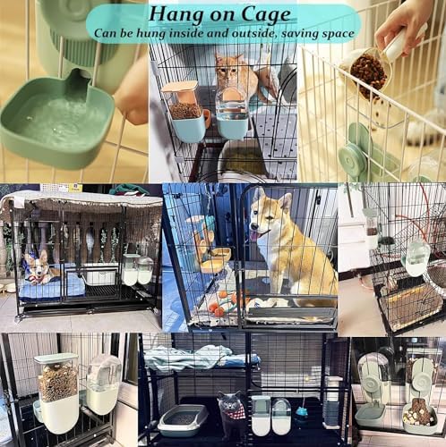 Kenond 35oz Rabbit Feeder,Bunny Water Dispenser,Pet Water Bottle for Cage - Image 6