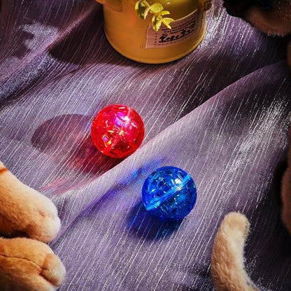 Sratte 2 Pcs Light up Cat Balls Ghost Hunting Motion, Pink, Purple - Image 4
