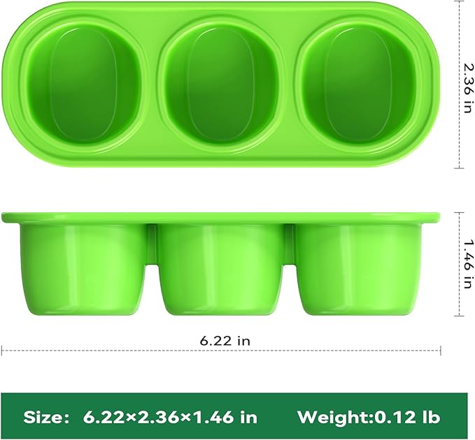 Dog Frozen Treat Toy Accessory(2PC Silicon Trays),This Accessory can be Matched with the Shape of the Stump/Without Stumps