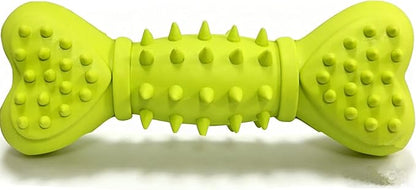 Bone Shape Dog Squeaky Toys, Durable Dog Chew Toys for Aggressive Chewers, Puppy Teething Toys for Small/Medium Dogs Natural Rubber Puppy Chew Toys for Teething