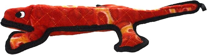 TUFFY - World's Tuffest Soft Dog Toy - Desert - Multiple Layers. Made Durable, Strong & Tough. Interactive Play (Tug, Toss & Fetch). Machine Washable & Floats (Lizard, Large 2 Pack)