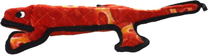 TUFFY - World's Tuffest Soft Dog Toy - Desert - Multiple Layers. Made Durable, Strong & Tough. Interactive Play (Tug, Toss & Fetch). Machine Washable & Floats (Lizard, Large 2 Pack)