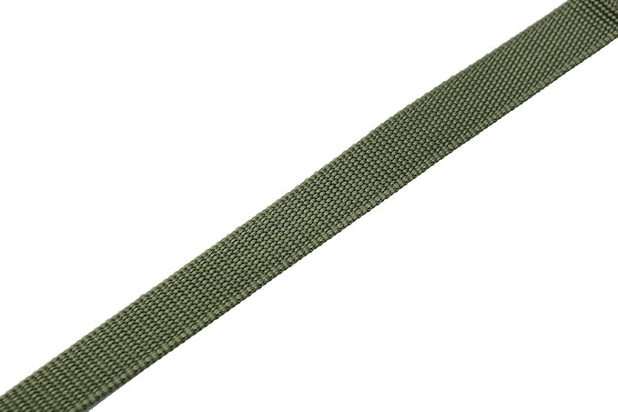 Heavy Duty Dog Leash, 4 FT/ 6 FT/ 10 FT Long, 1 Inch Wide, Nylon Camouflage Dog Leash for Small and Medium Dogs (Green, 10 FT)