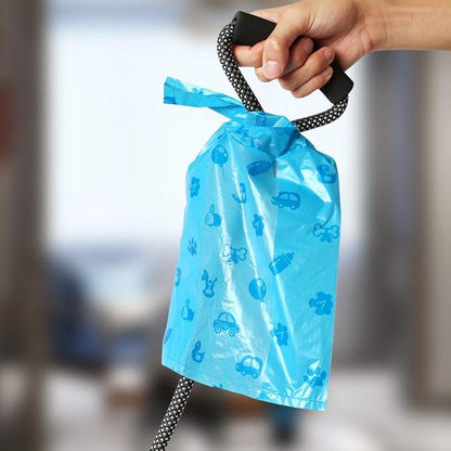 Dog poop bag 100 Counts Biodegradable Poop Bags | Dog Waste Bags, Unscented with Easy-tie Handles Poop Bags for Dogs, Eco-Friendly, Leak Proof, Easy Open, 7.3x 14.5 Inches
