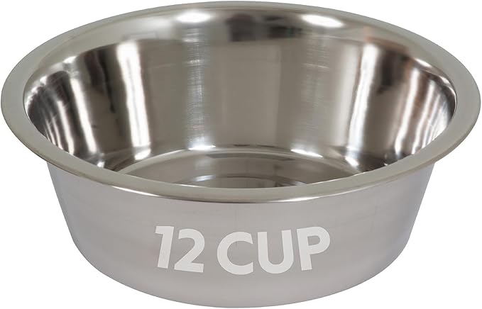 Petmate Stainless Steel Bowl 12Cup