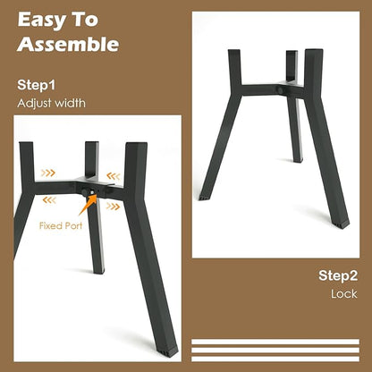 Elevated Dog Bowls for Large and Extra Large Dogs, Adjustable Width Dog Bowl Stand for 7-10.6" Wide Bowls, Food and Water Feeder, 13.7 in Tall Single Holder (Bowl Not Included)