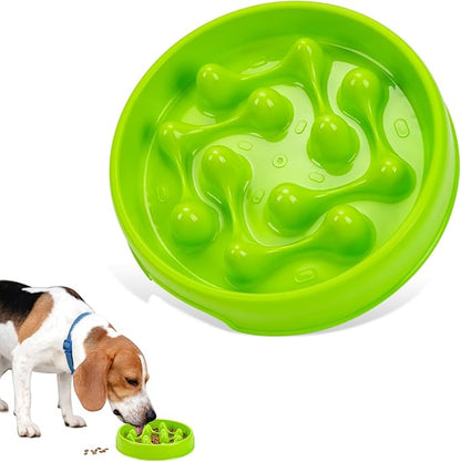 Slow Feeder Dog Bowls, Maze Dog Bowl Slow Feeder for Healthy Eating, Non-Slip Dog Food Bowl, Food-Grade Puppy Bowl, Slow Feeder Cat Bowl & Cat Food Bowl, Puzzle Dog Bowls for Small & Medium Pets
