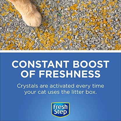 Fresh Step Cat Litter Crystals Deodorizer, Summer Breeze, 15 Oz, 6-Pack - Image 3