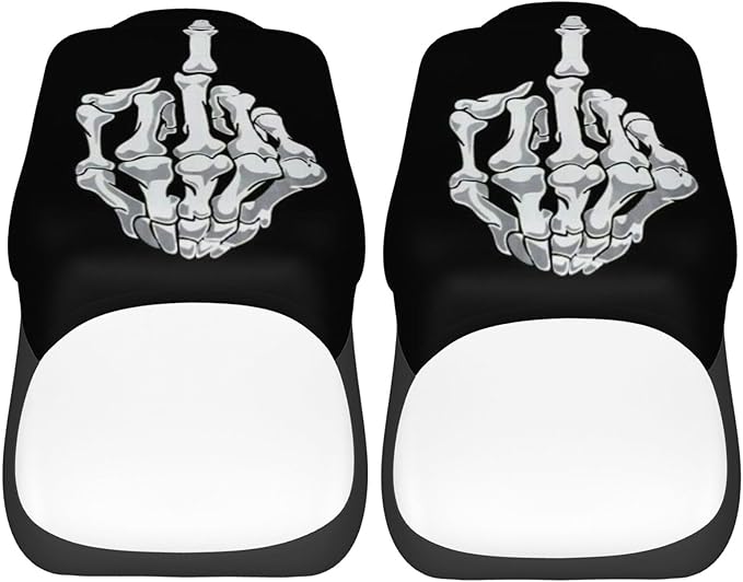 Foruidea Funny Black White Skull Car Seat Covers Universal 2 Pcs Auto Front Seat Cover Fit Most Cars,SUV,Sedan,Trucks