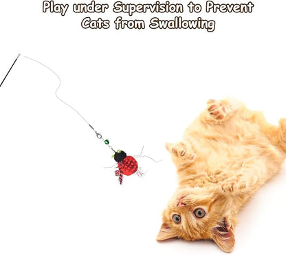 ORSDA Cat Wand Toy, Kitten Toy for Indoor Cat