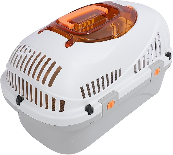 Dog Kennel, Cats Pet Travel Carrier, Airline Friendly, 50.5x32.5x20cm / 19.88x12.8x7.87in, Multiple Vents and Windows, Wire Door Hard Shell Pet Carrier for Home and Travel