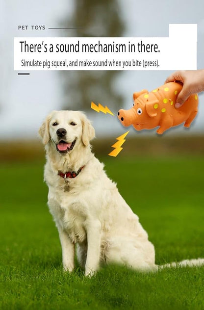 Pet Toys for Dogs,Dog Chew Toys for Aggressive Chewers,Fun Dog Toys,Interactive Dog Toy,Tough Indestructible Toys for Dogs (Orange)
