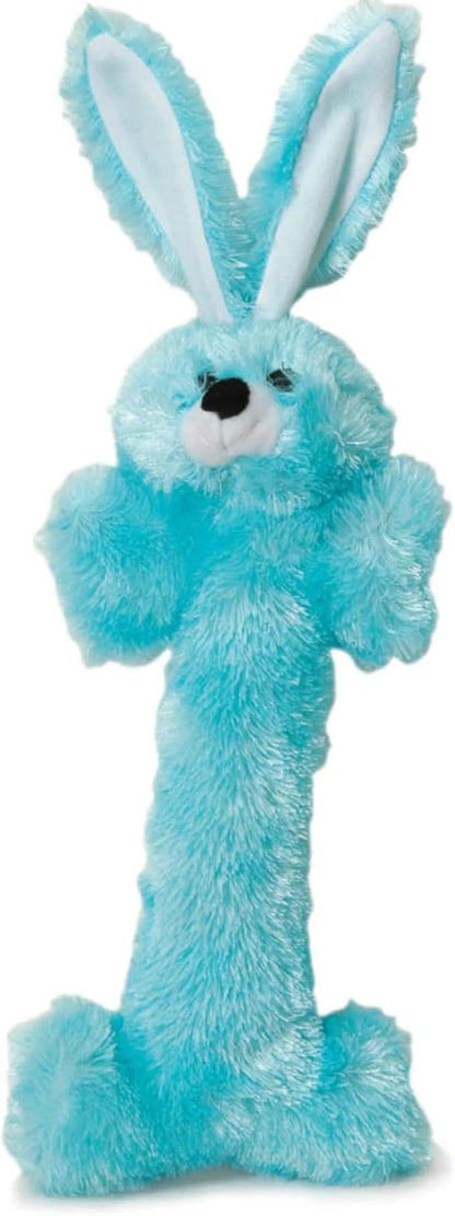 Jeffers Pet Plush Bone Dog Toy with Squeakers, Blue Bunny, 14" H - Durable & Interactive Chew & Fetch Toy for Puppies, Soft Stuffed Pet Toy for Tug, Games, Indoor & Outdoor Fun