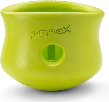 WEST PAW Zogoflex Toppl Interactive Treat Dispensing Puzzle Dog Toy for Mental Stimulation & Enrichment-Holds Kibble & Treats-Lickable, Freezable & Dishwasher Safe-Made in USA-XL-Granny Smith Green