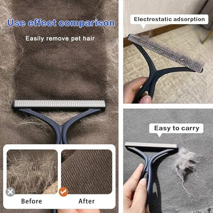 3-Pack Pet Hair Removal Tool, Dog & Cat Hair Remover, Carpet Rake - Image 4
