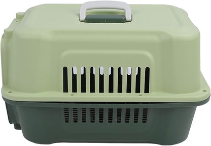 Portable Dog Crate, Large Capacity Airline Approved Pet Carrier, Travel Dog Crate | Small Animal Cage | Cat Carrier Hard | Plastic Dog Crate | Hard Sided Pet Travel Carrier for Pet