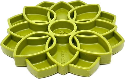 SodaPup Mandala eTray – Durable Slow Feeder Tray Made in USA from Non-Toxic, Pet-Safe, Food Safe Material for Mental Stimulation, Calming, Avoiding Overfeeding, Slow Eating, Healthy Digestion & More