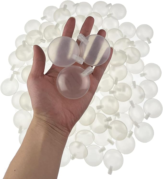 100 Pack Squeakers for Dog Toys Fit Repair Dog Pet Toys Noise Maker Insert Replacement (50mm)