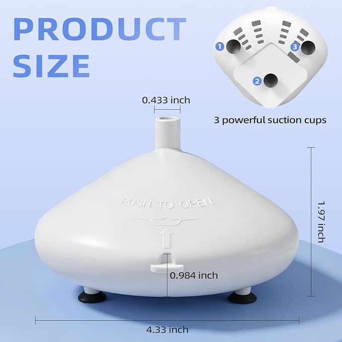 Cat and Dog Water Fountain Filters - Housing Replacement, Compatible with Stainless Steel Pet Water Fountains, Easy-Clean, Durable & Rust-Resistant (Fits L Filters)