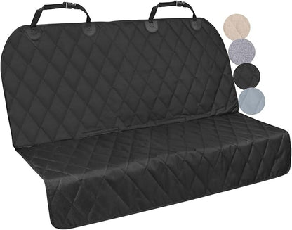 VIVAGLORY Dog Seat Cover Quickcover Seat Protector for Dog, Backseat Cover for Car, Back Rear Backseat Bench Protector, Standard, Black