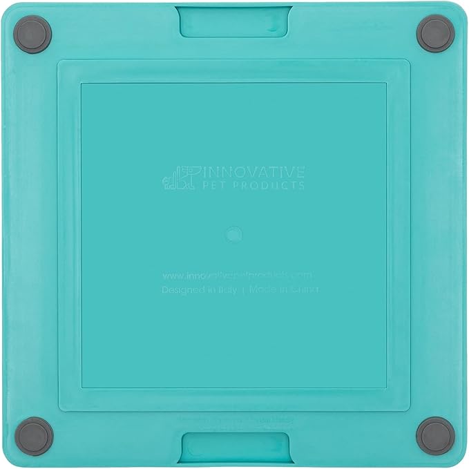 LickiMat Tuff, Heavy-Duty Buddy, Dog Slow Feeder Lick Mat, Boredom Anxiety Reducer; Perfect for Food, Treats, Yogurt, or Peanut Butter, Fun Alternative to a Slow Feed Dog Bowl, Turquoise