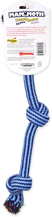 Mammoth Pet Products Medium 20" Extra 3 Knot Tug
