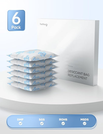 Pet Food Desiccant Bag for FEELNEEDY Pet Feeder，6 Pack Replacement Desiccant Bags for Automatic Cat Dog Pet Food Feeders Keep Pets Foods Dry and Fresh