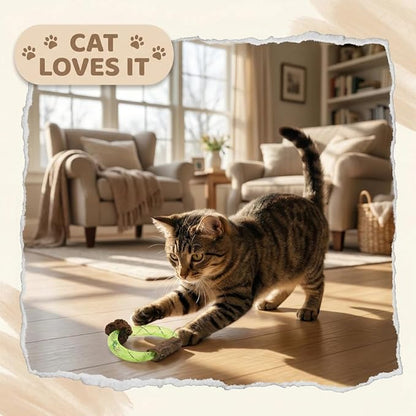 6 Pcs Catnip Chew Toys for Cats-2 Natural Silvervine Chew Cat Toys, 1 Catnip Shrimp, 1 Natural Feather Cat Toys, 1 Realistic Scorption and 1 Interactive Crinkle Toys for Indoor Cats