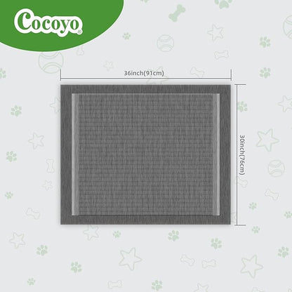 COCOYO Dog Training Pads Extra Large Size丨Carbon Absorb Eliminating Urine Odor Puppy Pads 丨 Premium Charcoal Dog Pee Pads (40 Count, XXL 30x36 inch),Black