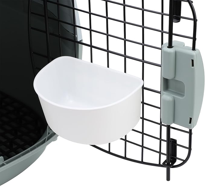 Hard Sided Dog Pet Carrier, Portable Sturdy Dog Pet Travel Carrier Versatile for Home (11.5x26.5x7.5cm/4.5x10.4x3.0in)
