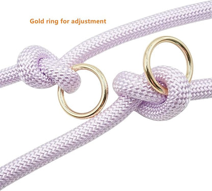 Hands Free Dog Leash 7FT, Nylon Rope Waist Leash for Dog Walking Running