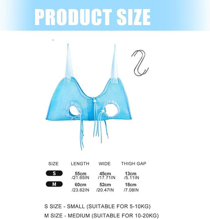 Soft Pet Grooming Hammocks for Small to Media Cats and Dogs Easyly Setups Durability Fabric