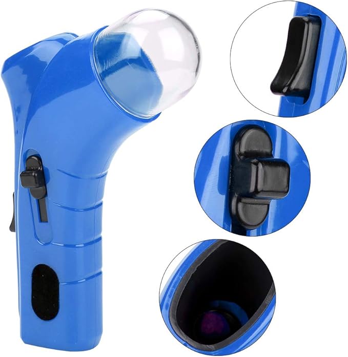 Automatic Pet Treat Launcher for Dogs & Cats - Interactive Food Dispenser Toy for Indoor/Outdoor Exercise & Training (Blue)
