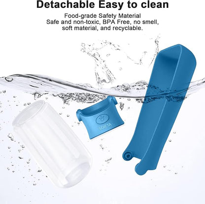 Portable Dog Small Animals Water Bottle for Walking 19 OZ or 12 OZ Pet Water Bottles for Puppy Medium Large Dogs Little Animals Water Dispenser Dog Small Animals Water Bowl