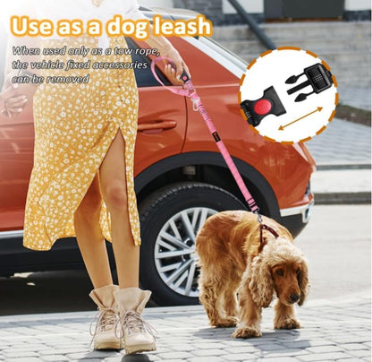 Laqibak Removable Dog Seat Belt Harness for Car, 3 in 1 Pet Seatbelt Leash - Image 4