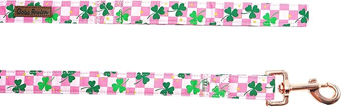 Dog Leash-St Patrick's Holiday Pet Leash Trefoil Print Boy/Girl Durable Strong Dog Leashes Heavy Duty Comfortable Padded Pet Leashes for Small Medium Large Dogs